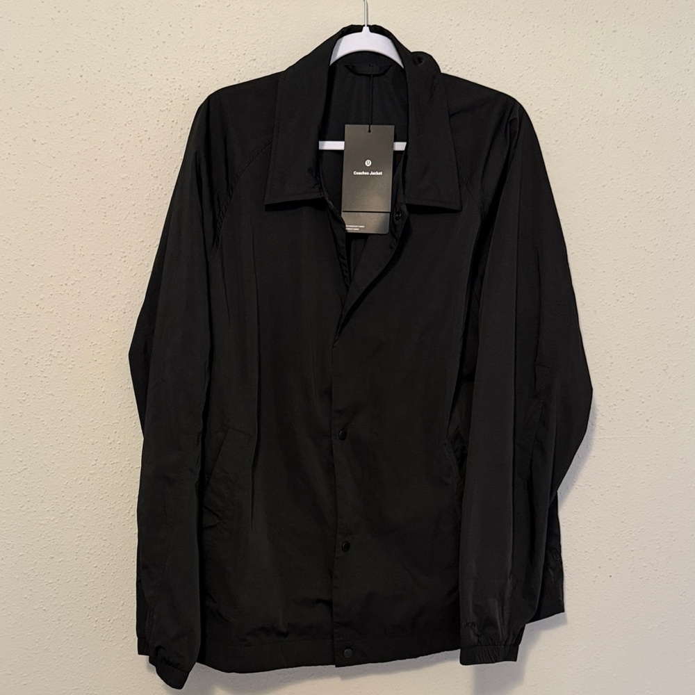 Lululemon Coaches Jacket Mens Black XL New with tags